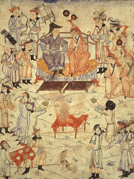 Enthronement Scene