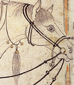 Mongol Archer on Horseback detail