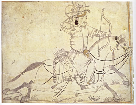 Mongol Archer on Horseback