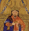 Shah Zav Enthroned detail