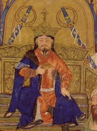 Shah Zav Enthroned detail