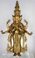 Avalokiteshvara with Eleven Heads and Eight Arms