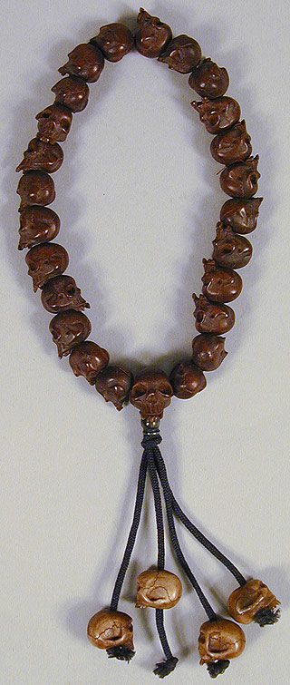 Prayer Beads in the Shape of Skulls