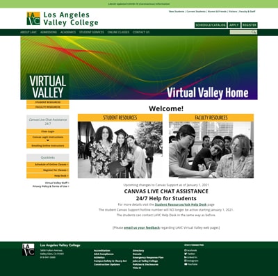LA Valley College Virtual Valley